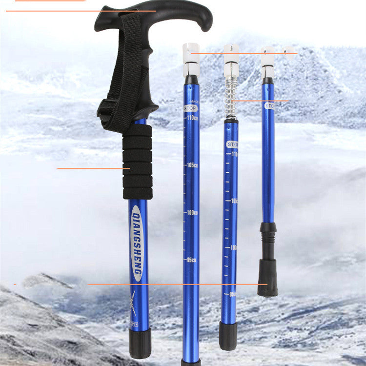 Discover the Ultimate Aluminum Alloy Telescopic Outdoor Camping Trekking Pole